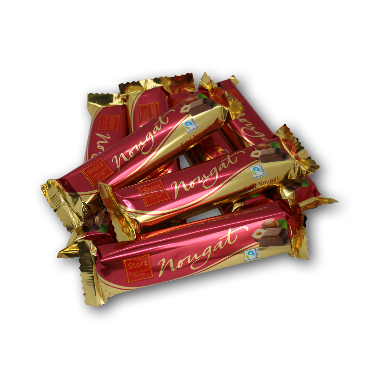 Nougat-Stange, 9 x 75g