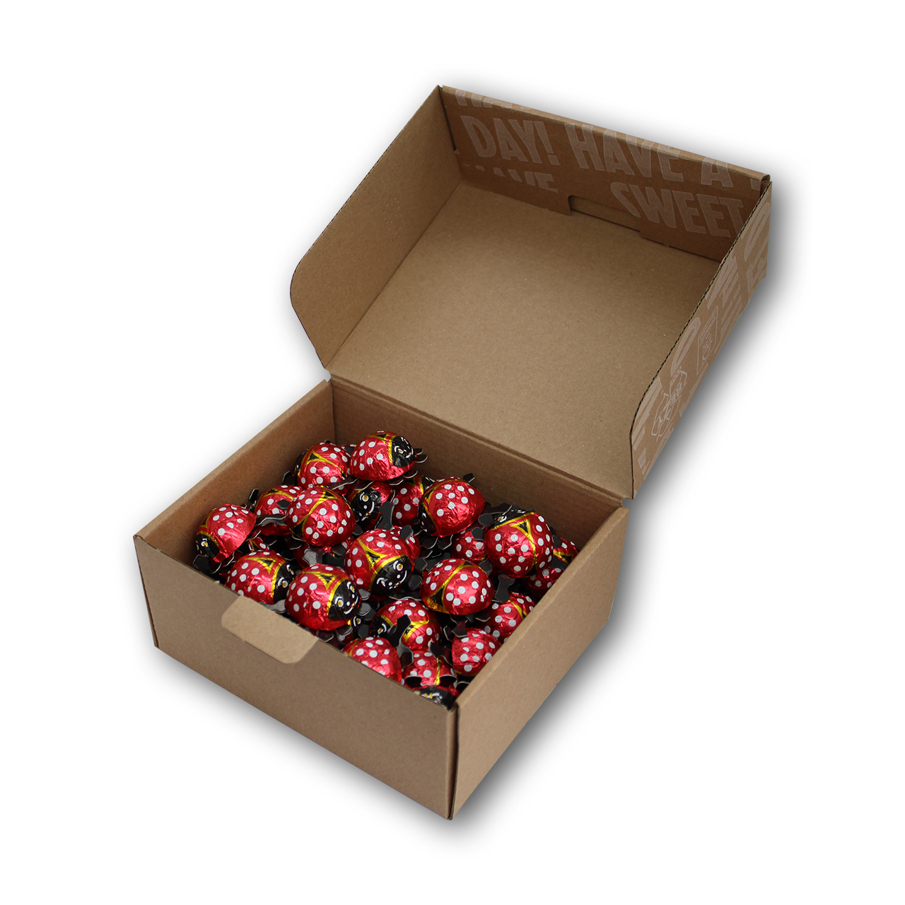 Glückskäfer in Online Shop Verpackung