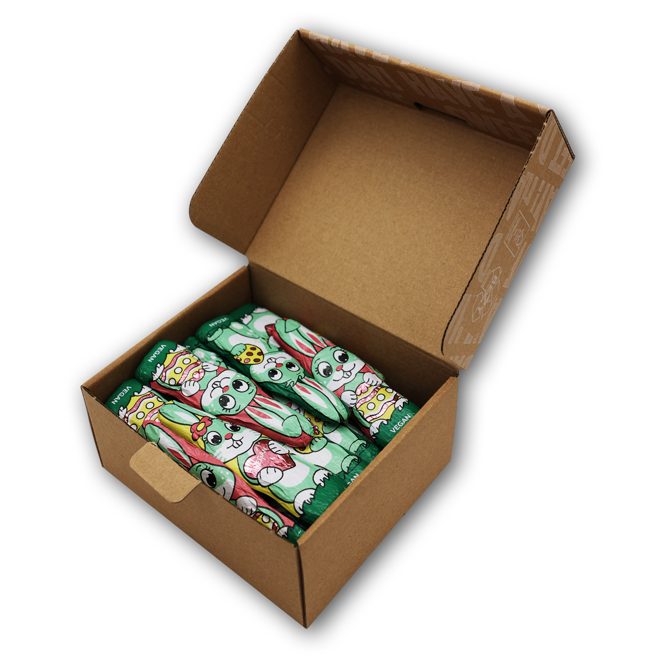 Vegane Relief Häschen, 40 x 12,5g