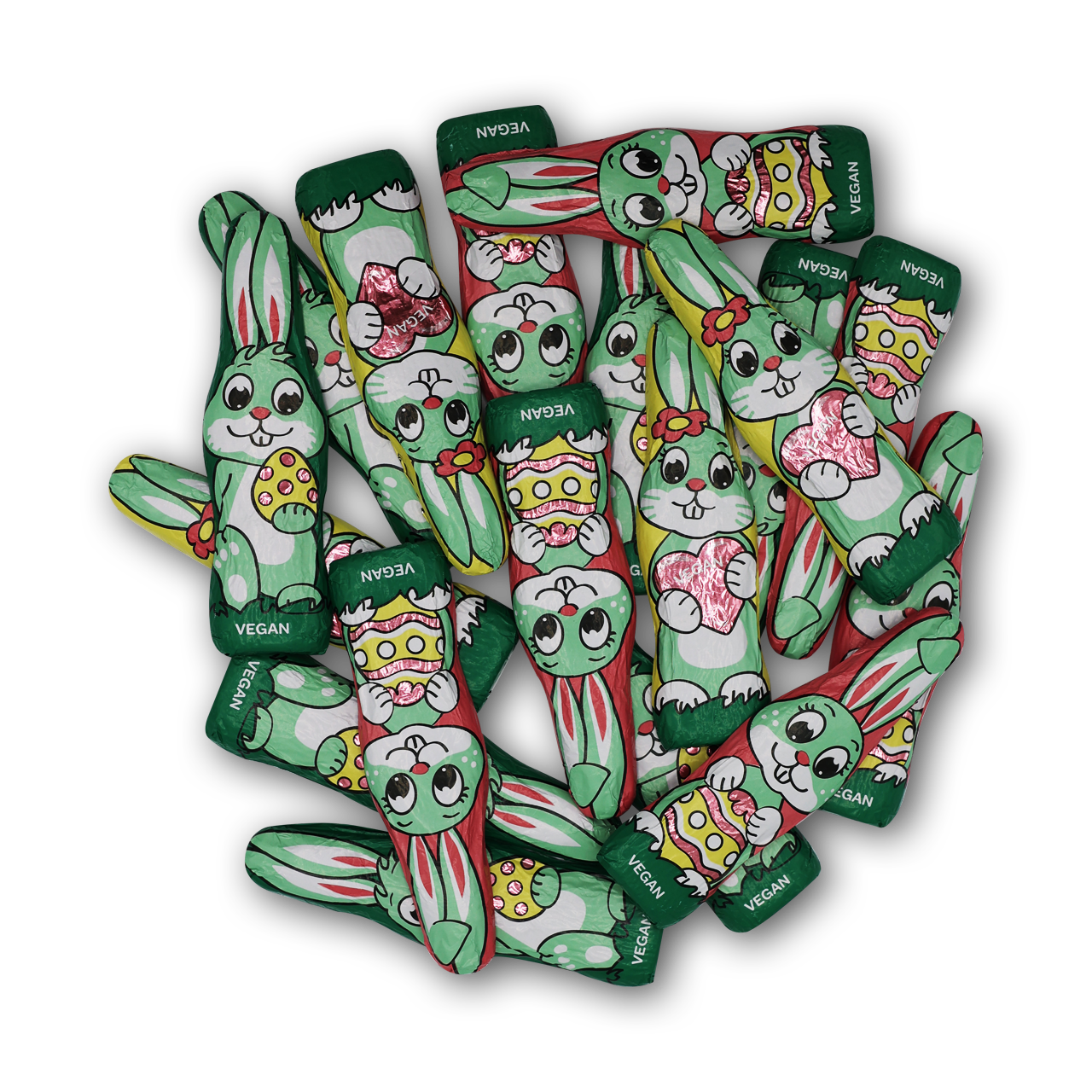 Vegane Relief Häschen, 40 x 12,5g